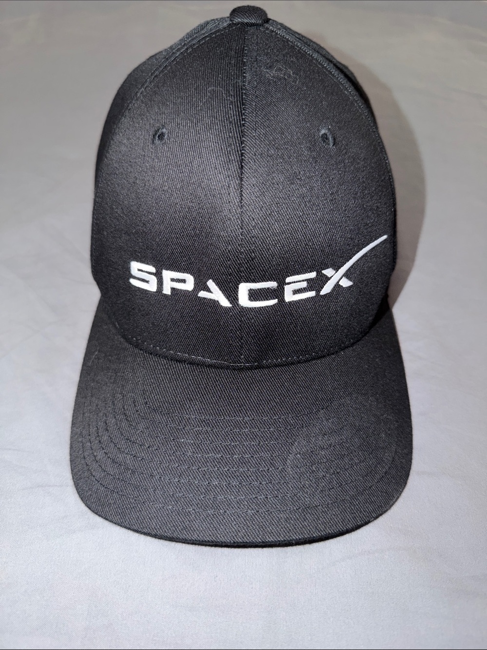 SpaceX Black Logo Baseball Cap - Men’s Snapback Hat